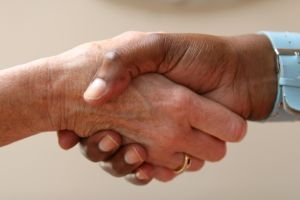 Goldleaf Surety Agreement Handshake